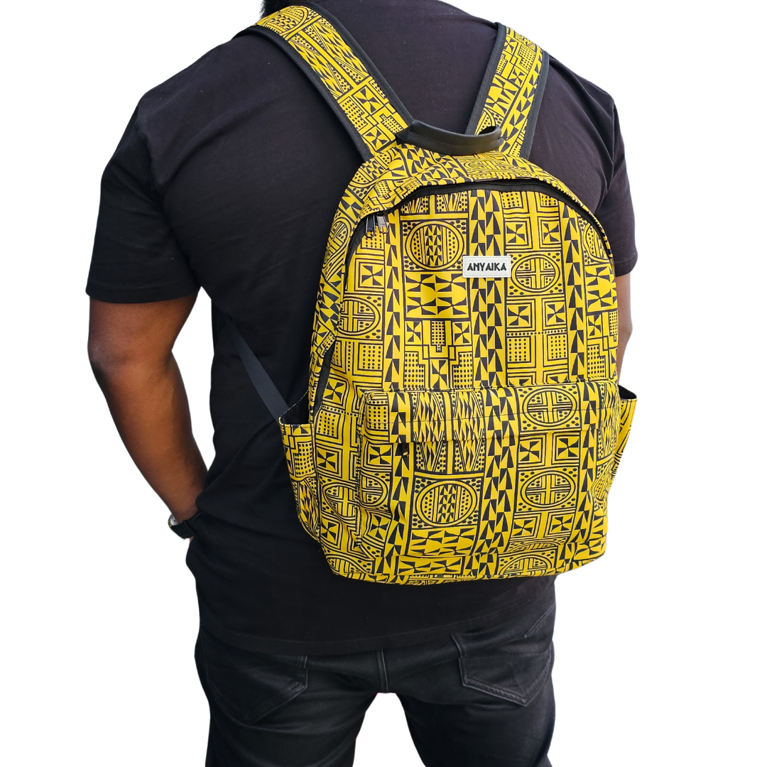 Majestic Baobab School Bus Yellow GRAFFI Backpack