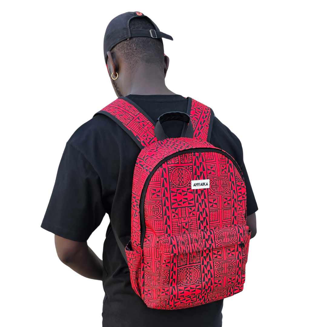 Majestic Baobab Fire Engine Red GRAFFI Backpack