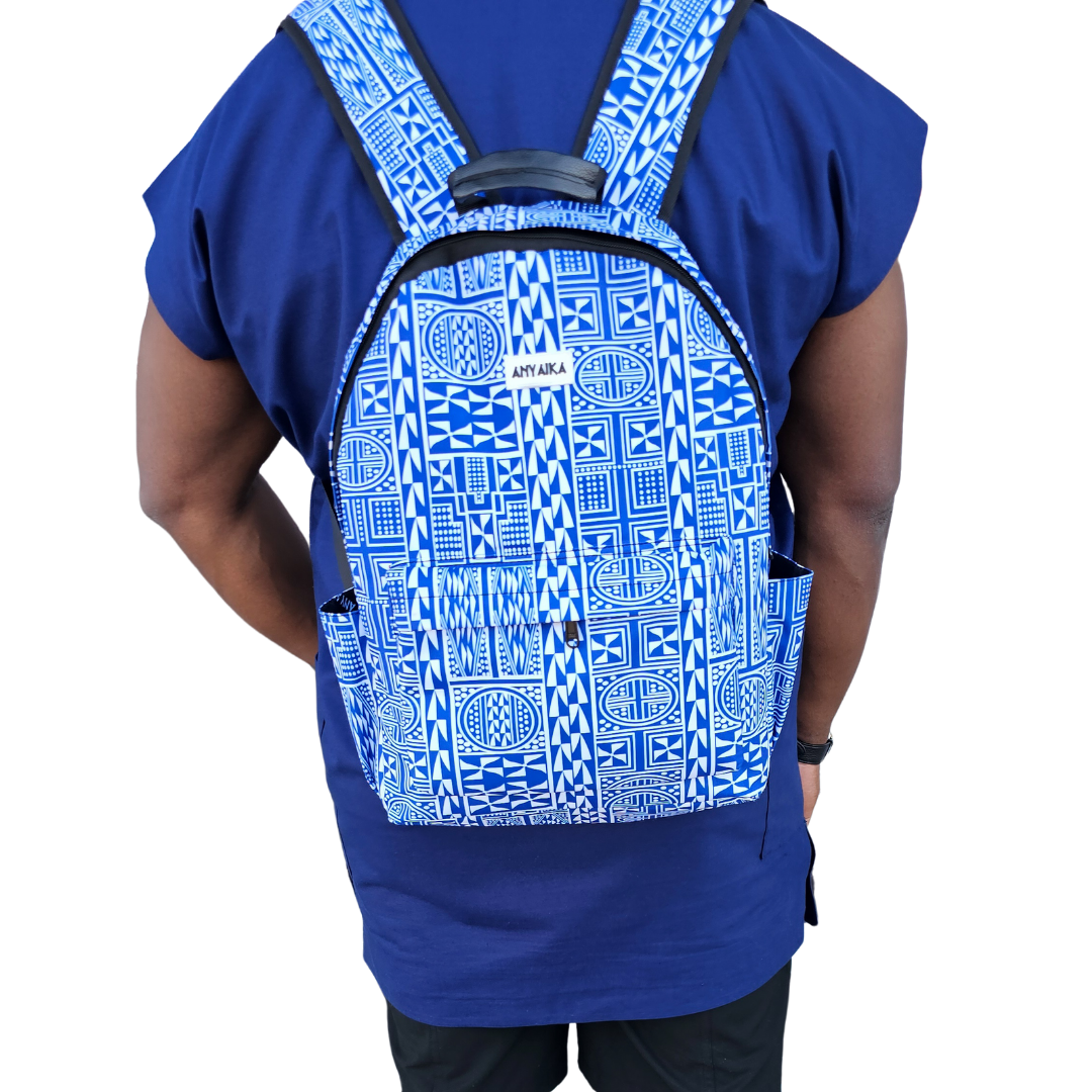 Bantu Harmony Egyptian Blue GRAFFI Backpack