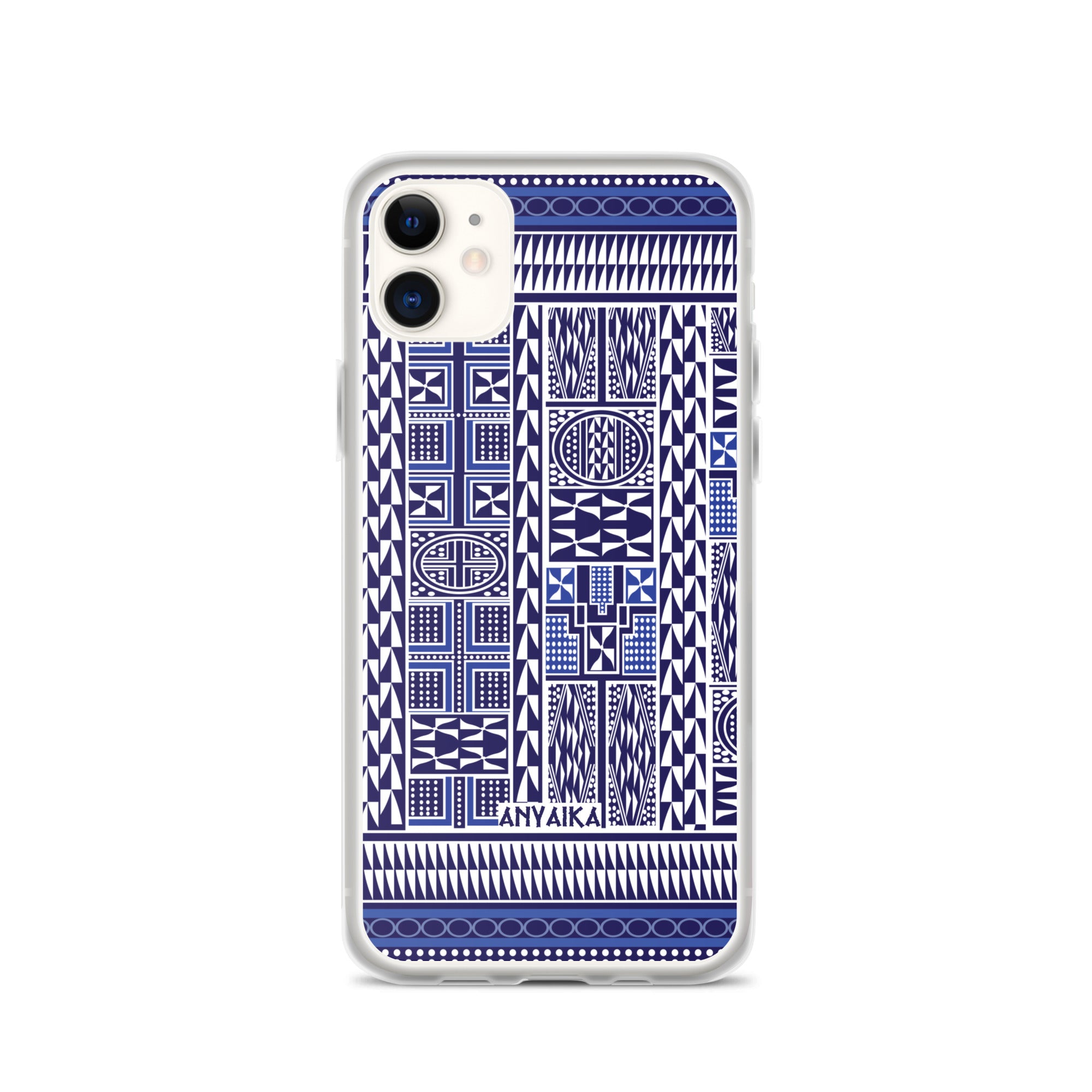 Tribal Tapestry Blue Mix Clear Case for iPhone®