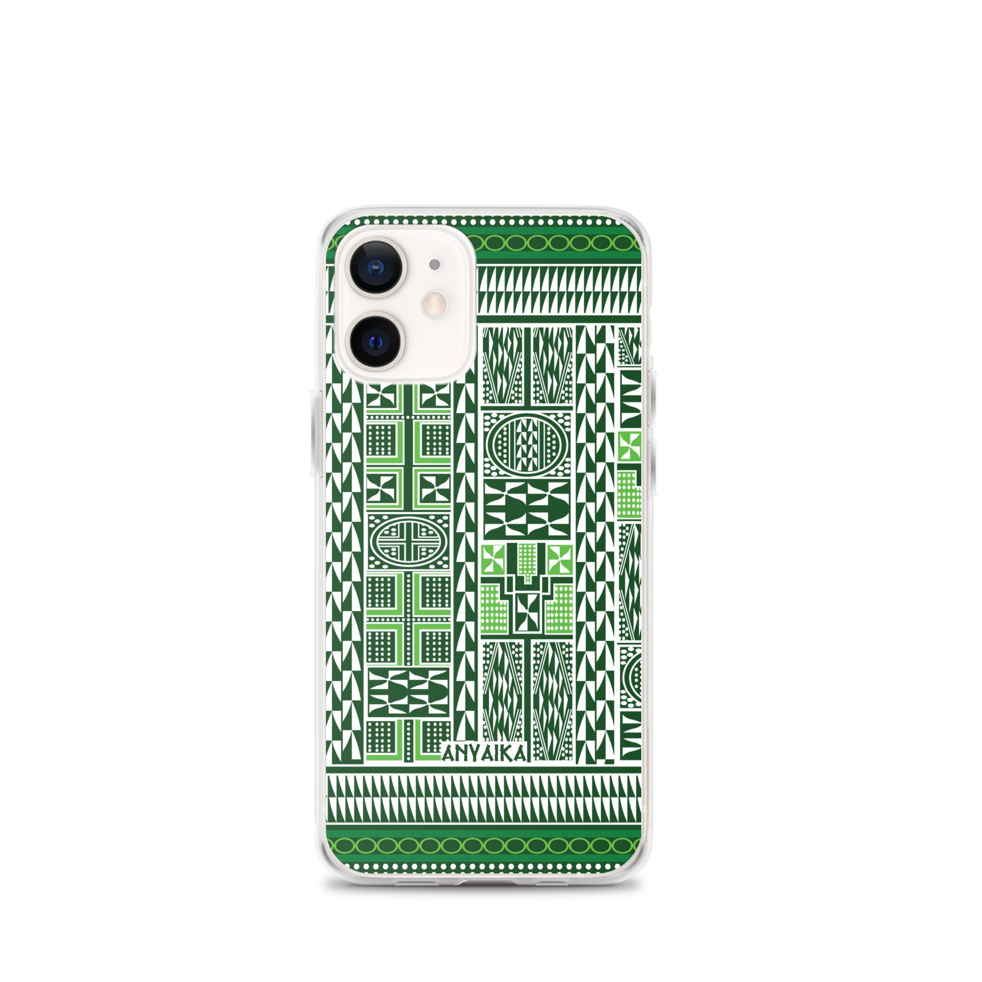 Tribal Tapestry Green Mix Clear Case for iPhone®